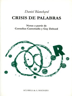 cover image of Crisis de palabras